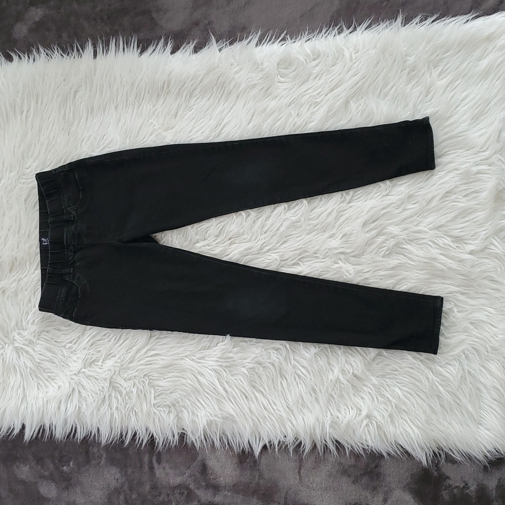Gap Girls Black Stretch Denim Jeggings